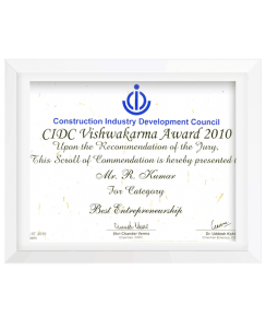 CIDC Vishwakarma Certification 2010