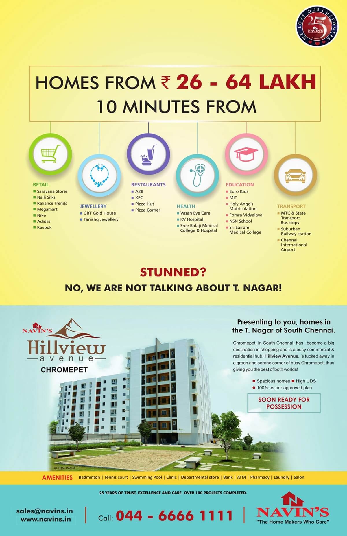Times Property -Navin's Hillview Avenue Full Page AD | Navin's